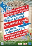 Affiche de promotion pour le grand nettoyage de printemps à Roquebrune sur Argens