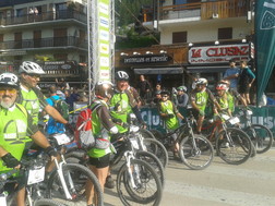 Les brigadiers verts sur la ligne de départ du Roc